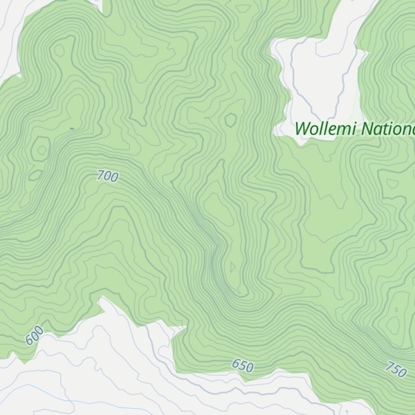 Map of Mount Gangang