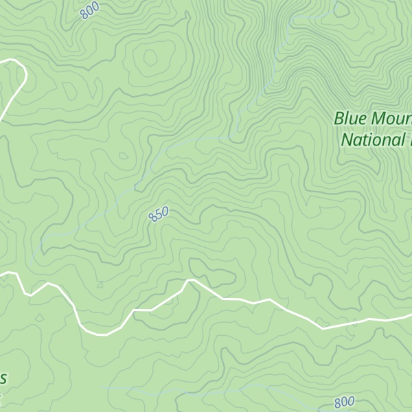 Map of Pimlico Ridge