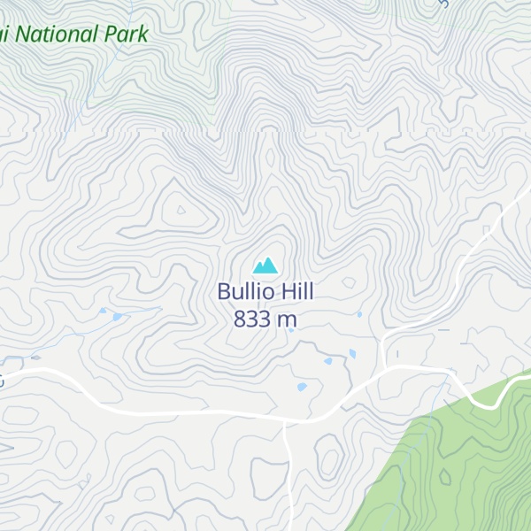 Map of Bullio Hill
