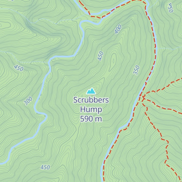Map of Scrubbers Hump