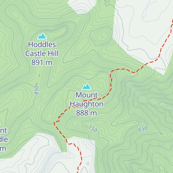 Map of Mount Haughton