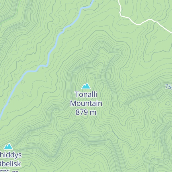 Map of Tonalli Mountain