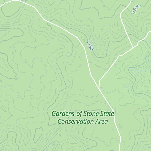 Map of Sunnyside Ridge