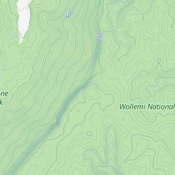 Map of Mount Dawson