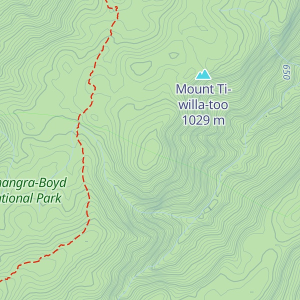 Map of Mount Bolworra