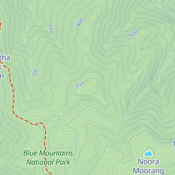 Map of Mount Moorilla