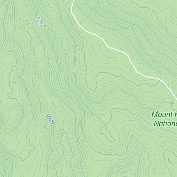 Map of Brushy Mountain