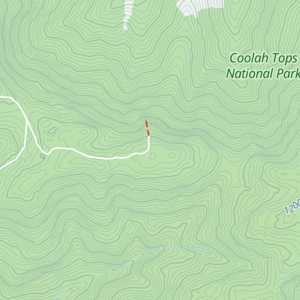 Map of Shepherd's Peak