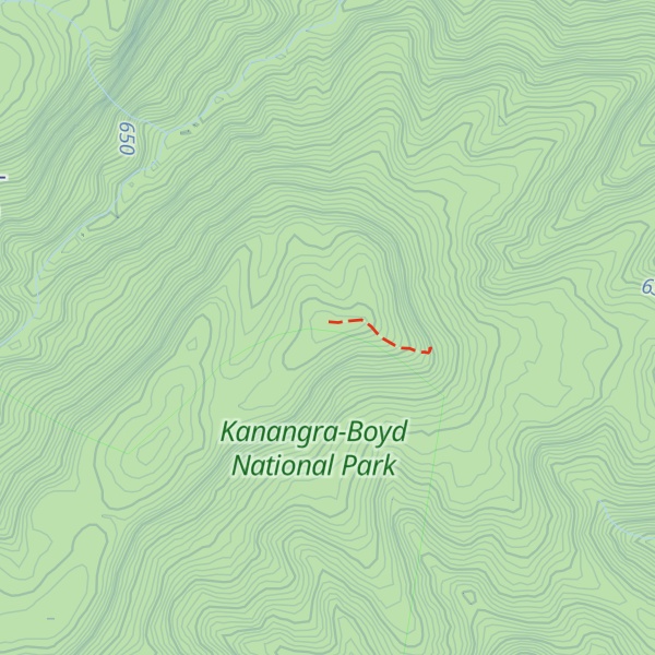 Map of Ti Willa Hill