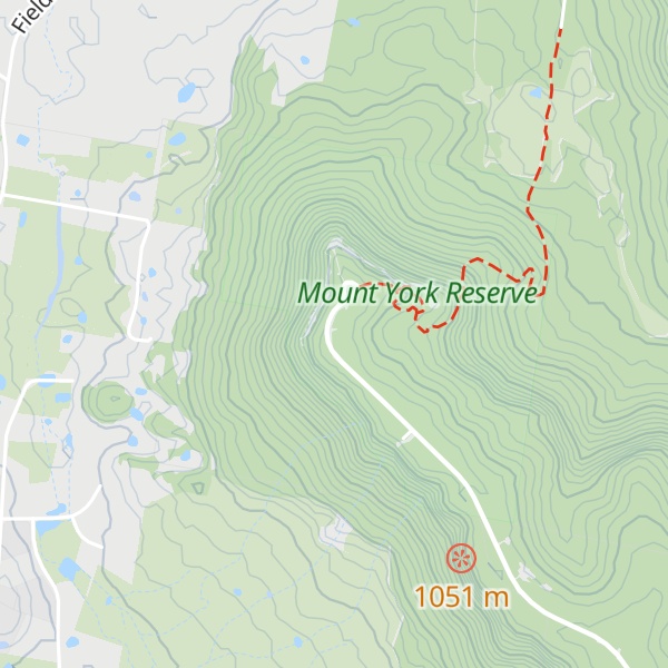 Map of Mount York
