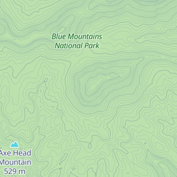 Map of Bull Island Peak