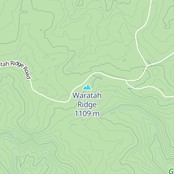 Map of Waratah Ridge