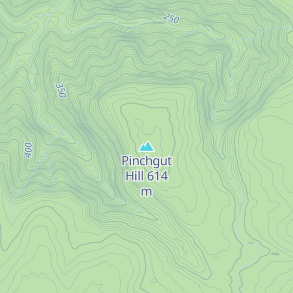 Map of Pinchgut Hill