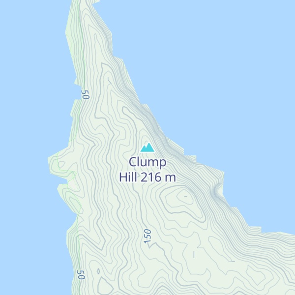 Map of Clump Hill