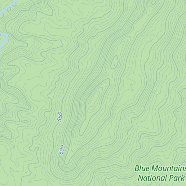 Map of Green Wattle Mountain