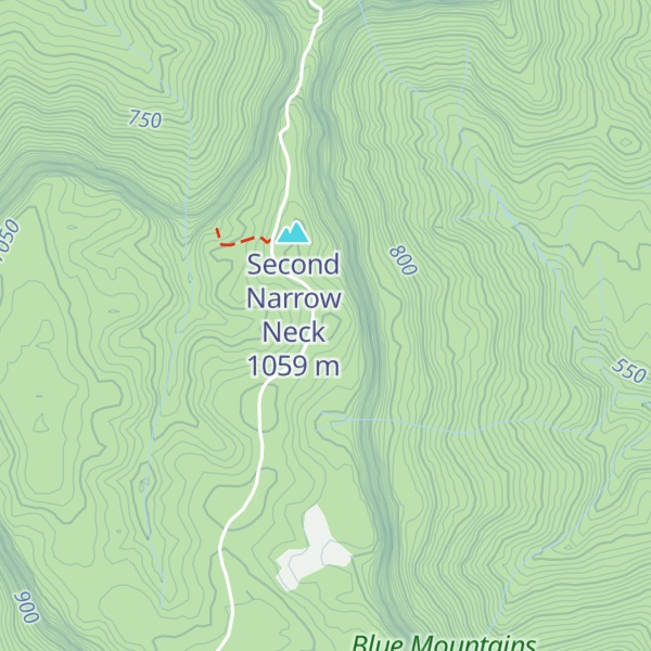 Map of Narrow Neck
