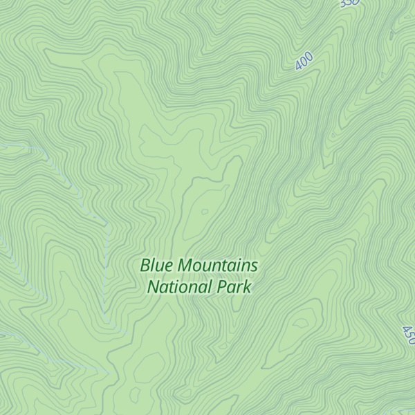 Map of Mount Koorain