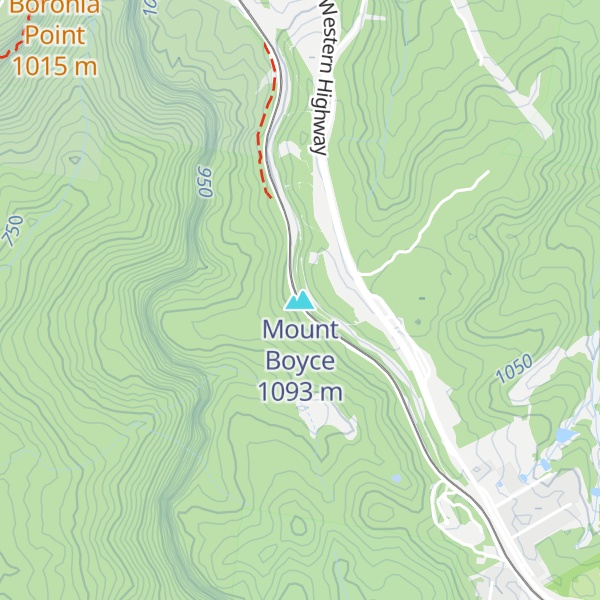 Map of Mount Boyce