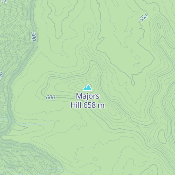 Map of Majors Hill