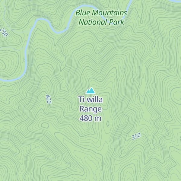 Map of Ti-willa Range