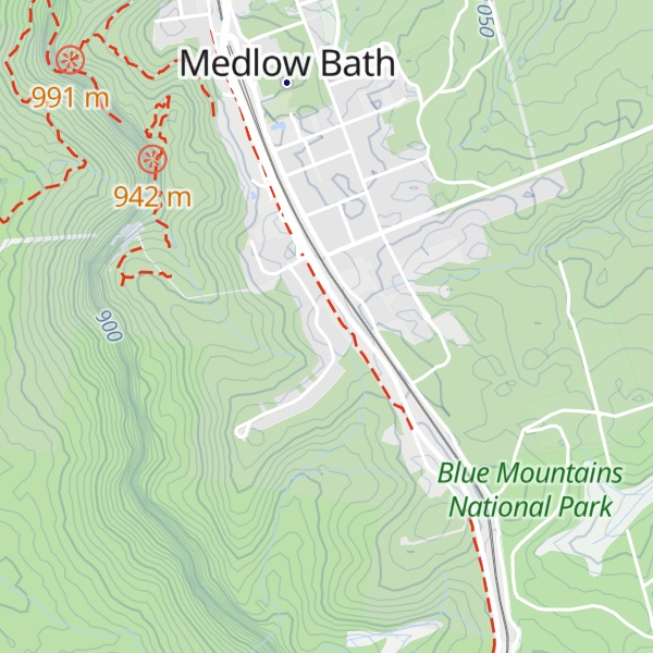 Map of Mount Mark