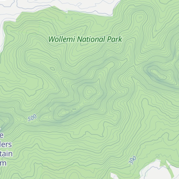Map of Wedding Cake Mountain