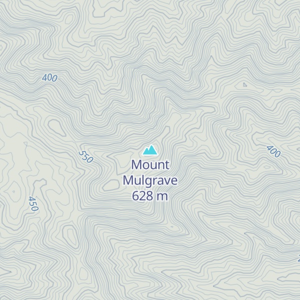 Map of Mount Mulgrave