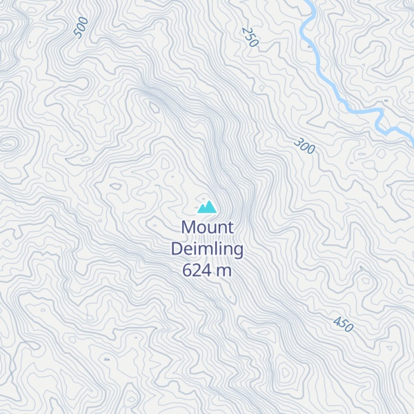 Map of Mount Deimling