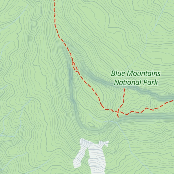 Map of Mount Solitary