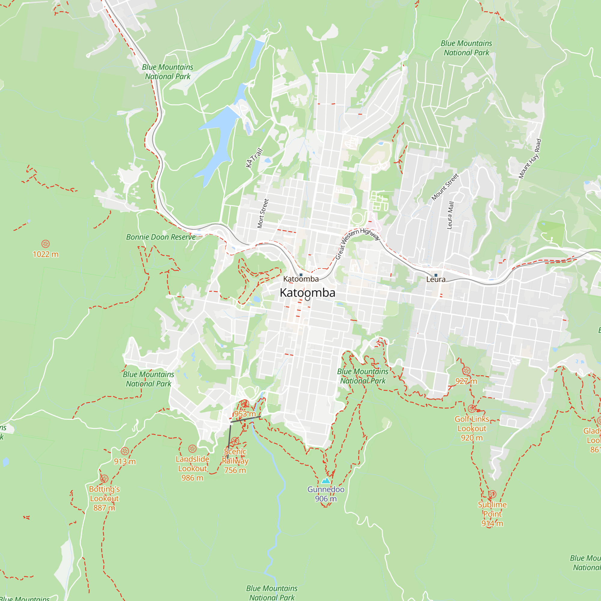 Katoomba Civic Visitor Information Centre map