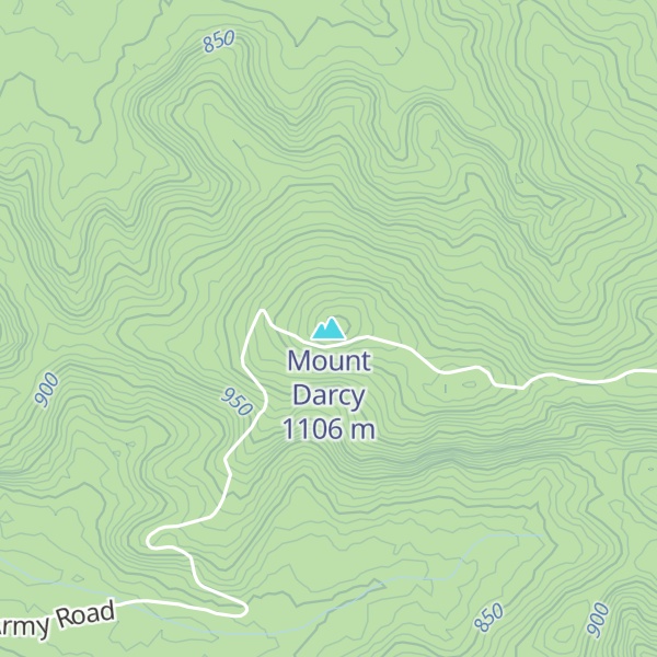 Map of Mount Darcy