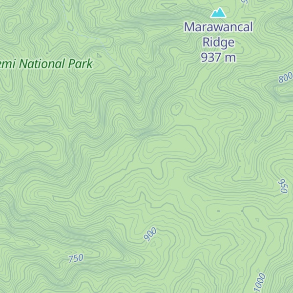 Map of Baker Ridge
