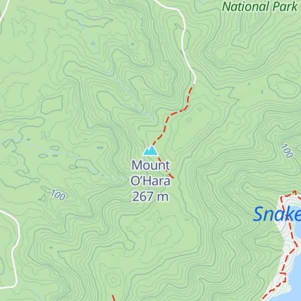 Map of Mount O’Hara