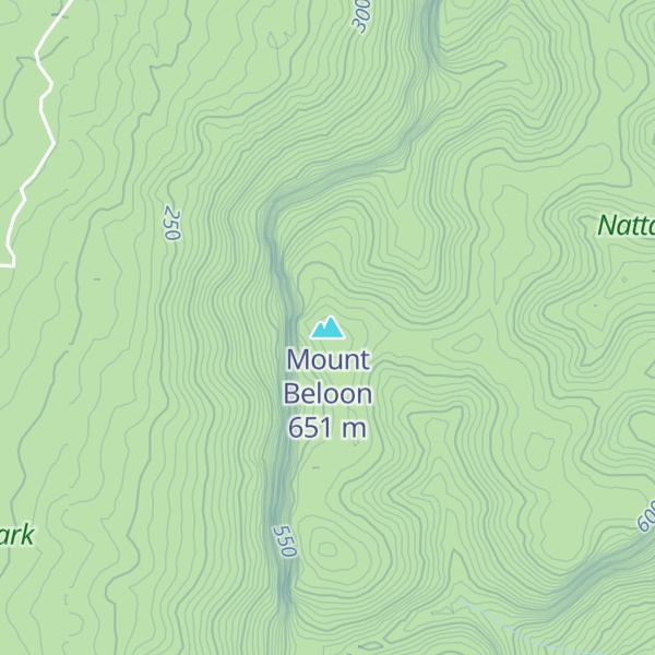 Map of Mount Beloon
