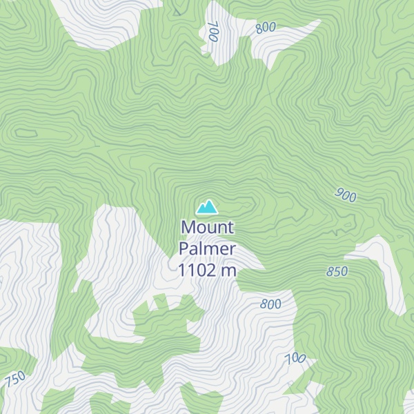 Map of Mount Palmer