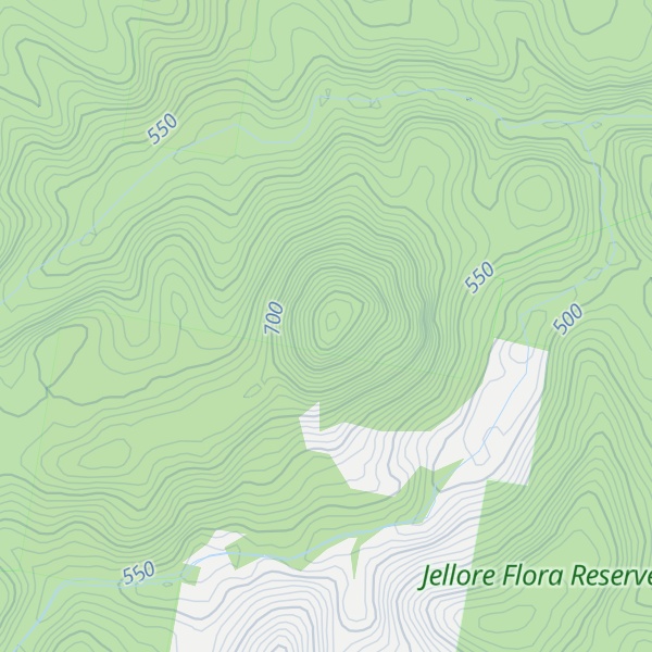 Map of Mount Jellore