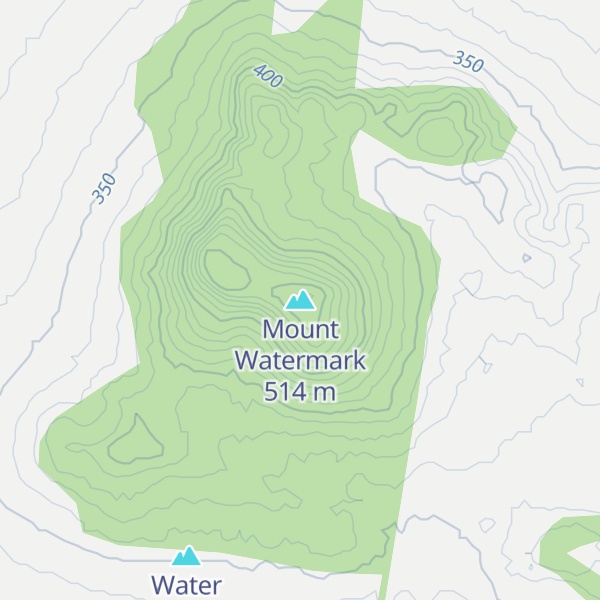 Map of Mount Watermark