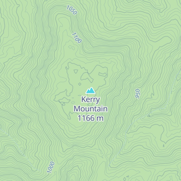 Map of Kerry Mountain