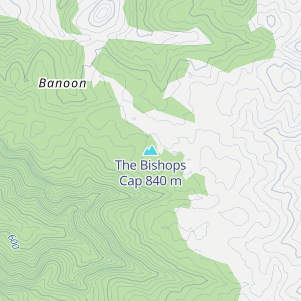 Map of The Bishops Cap