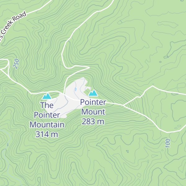 Map of Pointer Mount