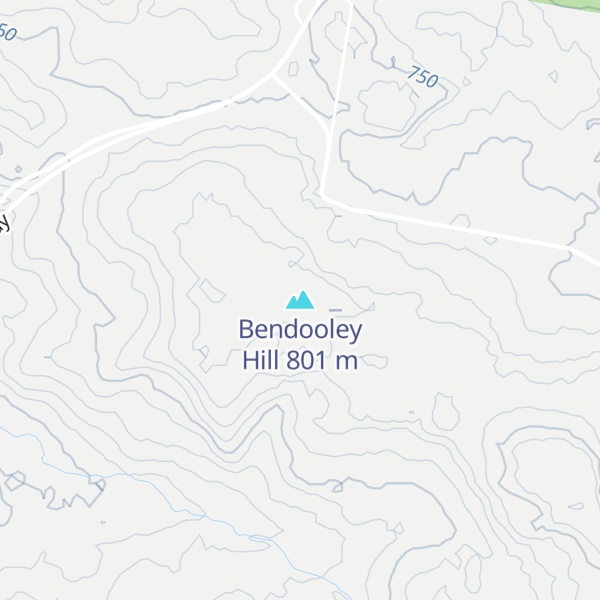 Map of Bendooley Hill