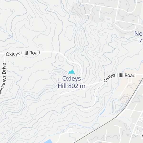 Map of Oxleys Hill