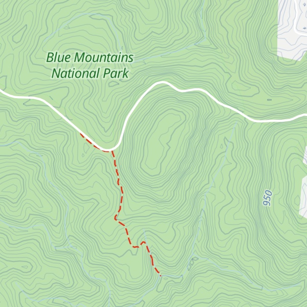 Map of Mount Bell