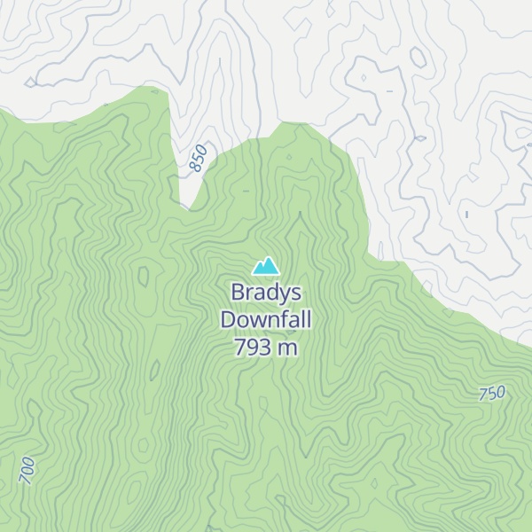 Map of Bradys Downfall
