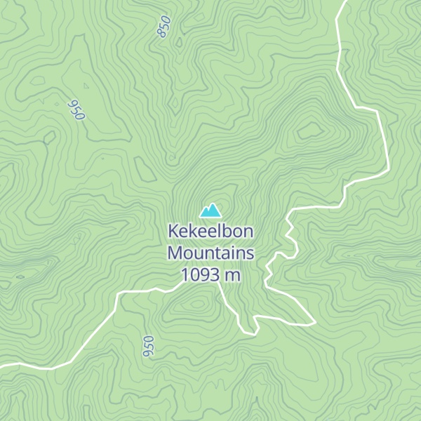 Map of Kekeelbon Mountains