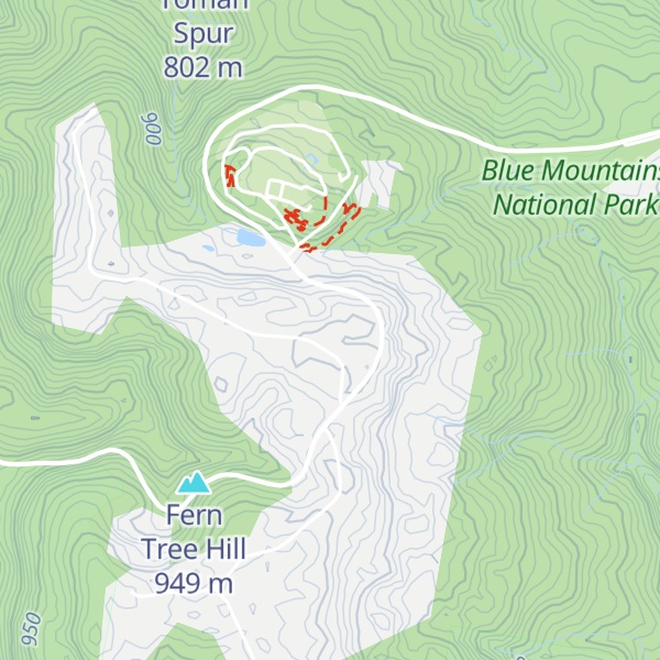 Map of Mount Tomah