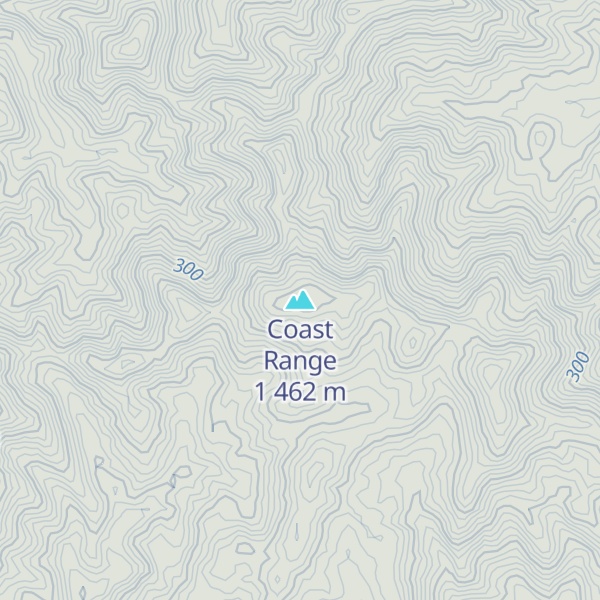Map of Coast Range 1