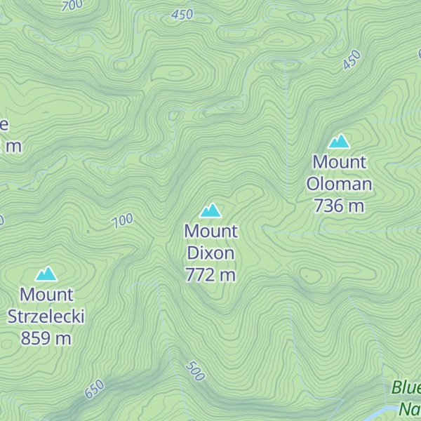 Map of Mount Dixon