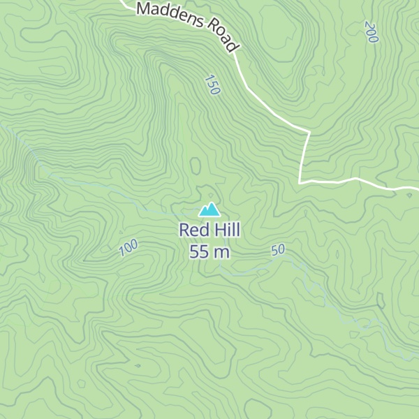 Map of Red Hill