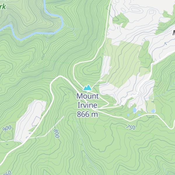 Map of Mount Irvine